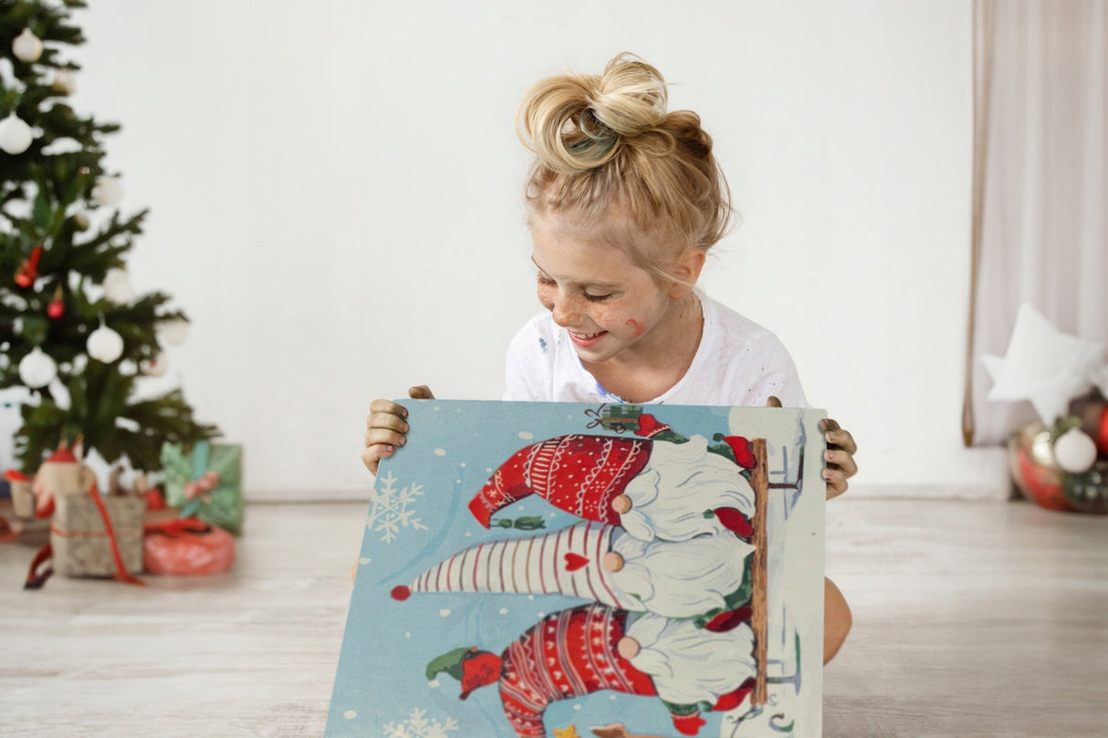 Malen nach Zahlen Zwerge 40x50 cm