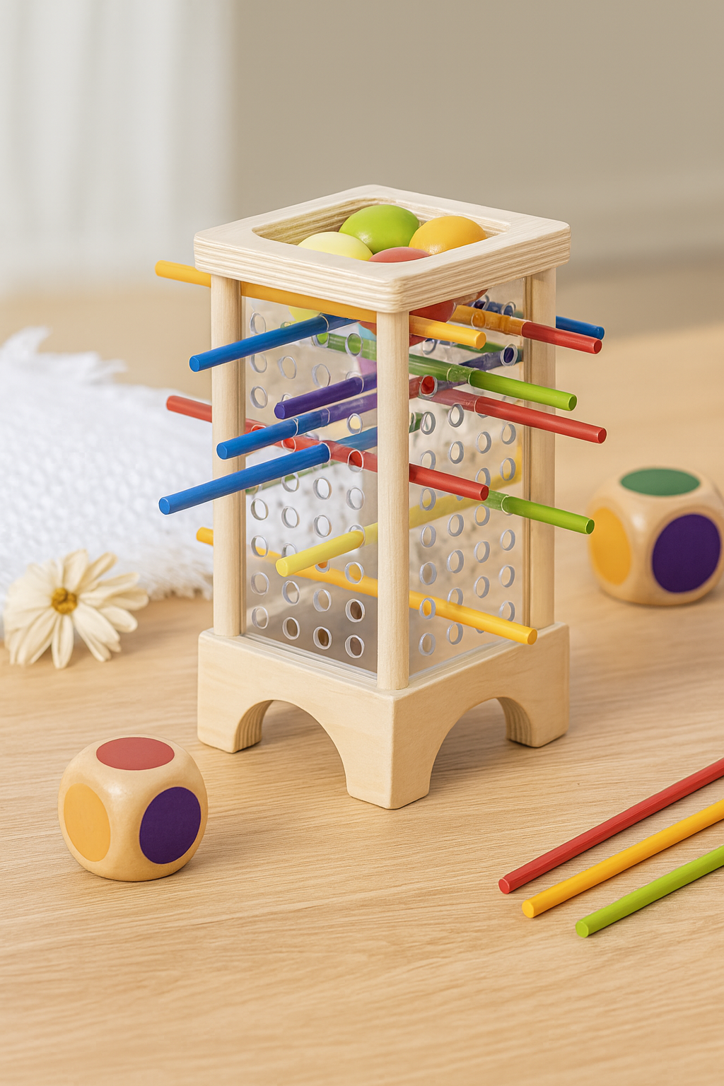 Lernspiel aus Holz 3+