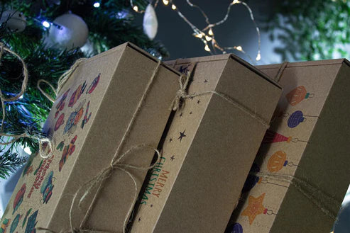 Geschenkbox weihnachten 3 Stücke
