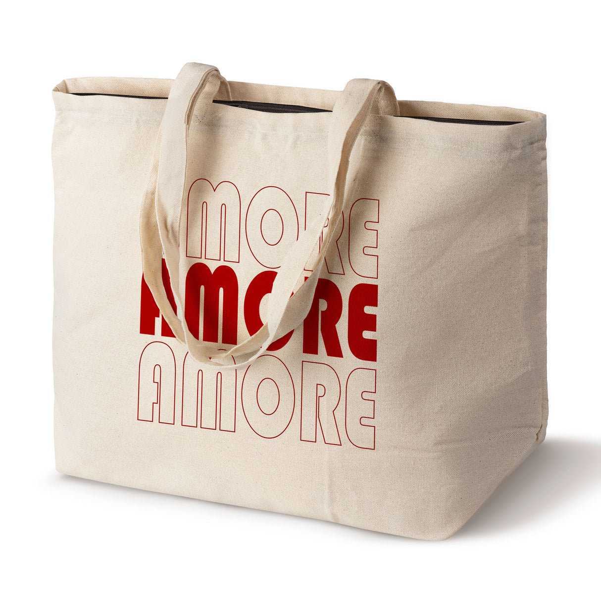 Baumwolltasche mit Reißverschluss AMORE AMORE