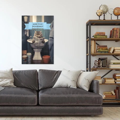 Wanddeko Holz - Are you Pooping?