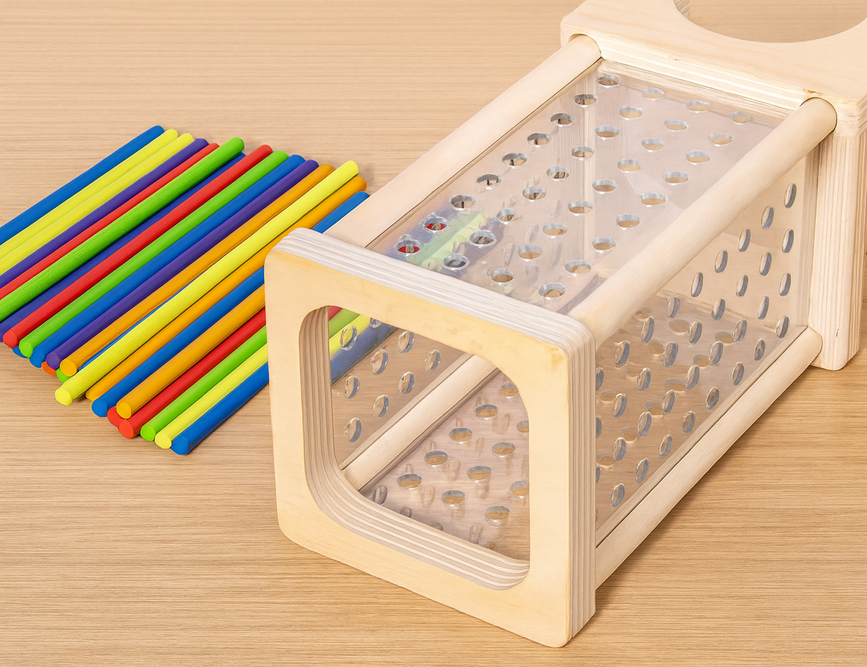 Lernspiel aus Holz 3+