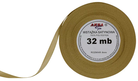 goldfarbenes Satinband 6mm