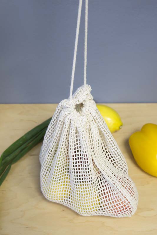 Baumwollnetzbeutel Ecru 250x300 mm