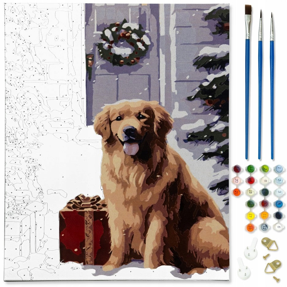 Malen nach Zahlen Hund 40x50 cm