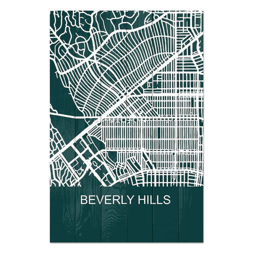 Wanddeko Holz - Beverly Hills