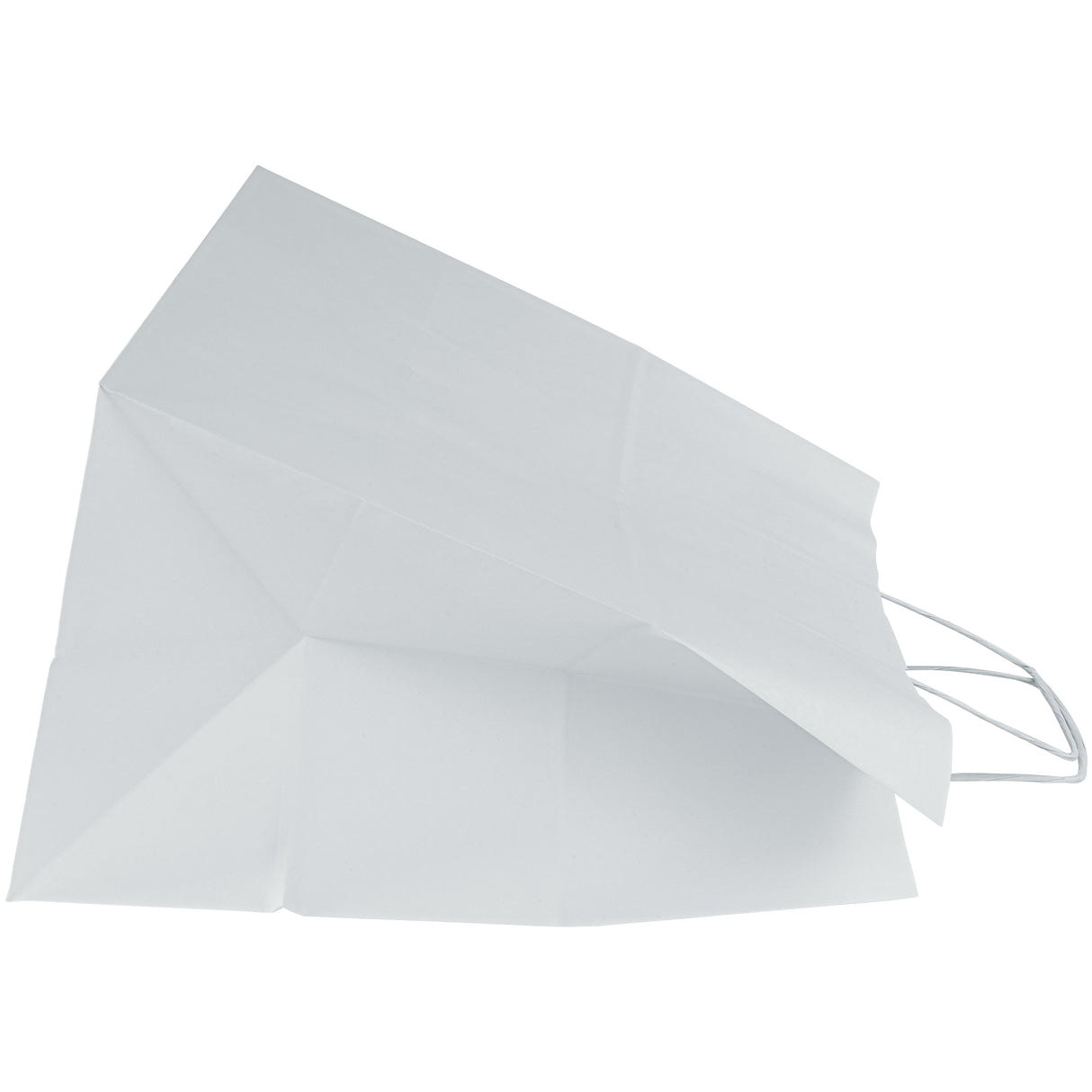 Papiertüte mit gedrehtem Griff 340x200x330mm Weiß