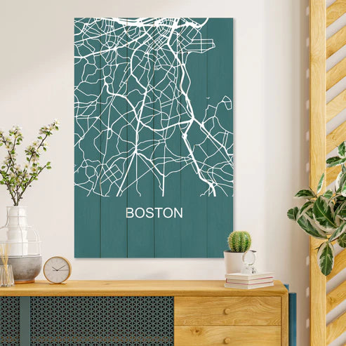 Wanddeko Holz - Boston
