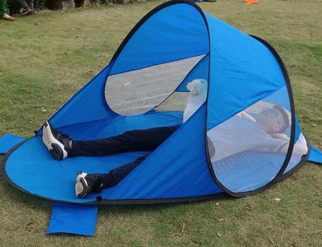 Samo-komprimierter Pop-up-Strandzelt