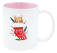 Weihnachtstasse - Rosa Kätzchen