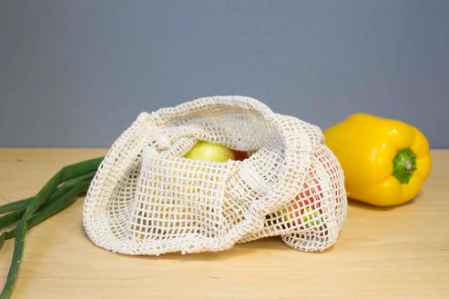 Baumwollnetzbeutel Ecru 300x380 mm IMPORT