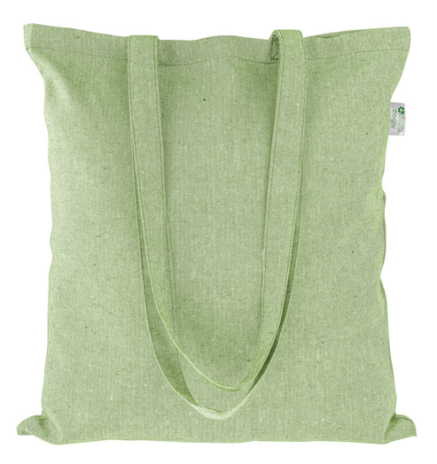 Baumwolltasche GRÜNE RECYCLING - 38x42cm Henkel: 70cm