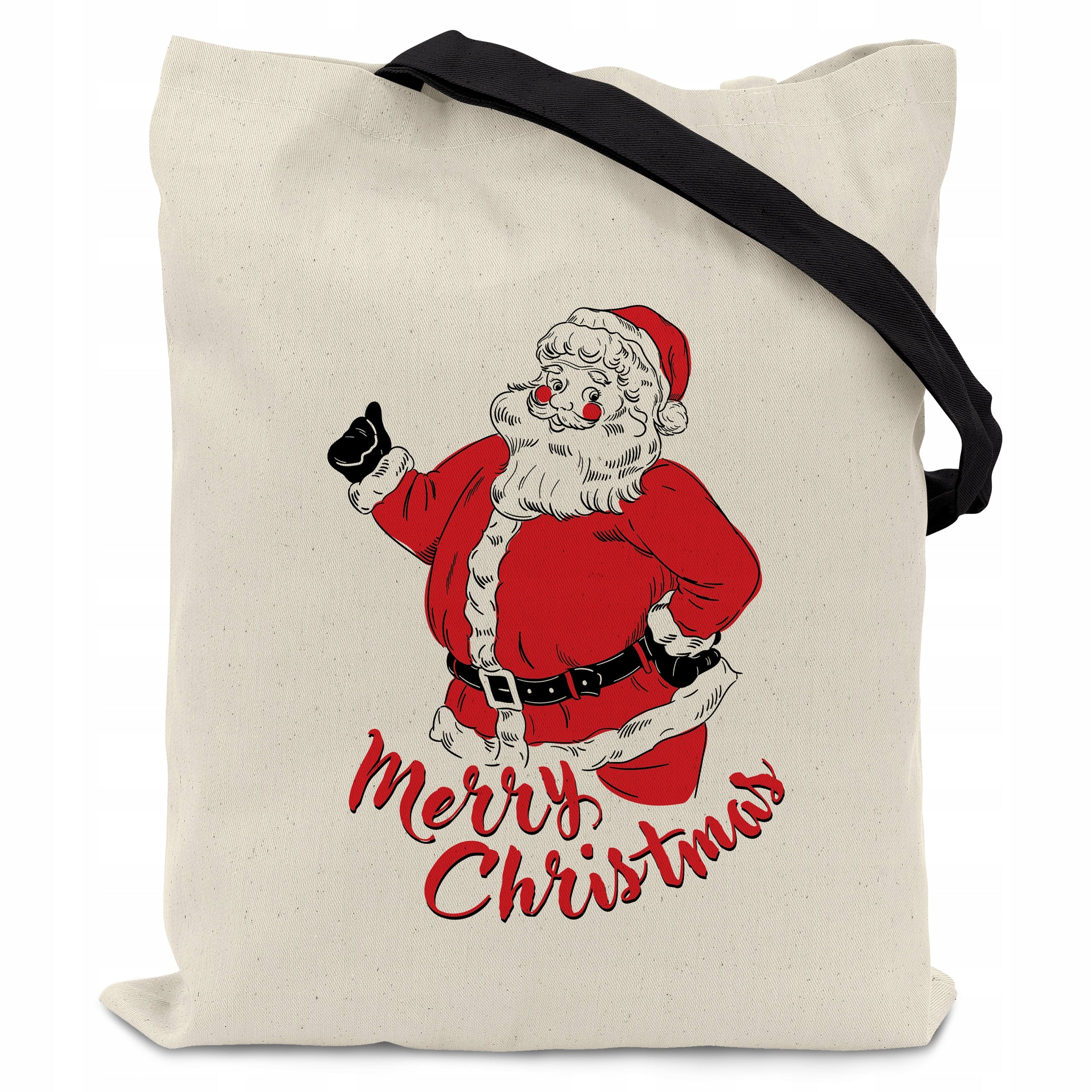 Baumwollbeutel 380x420mm Weihnachtsmannsack