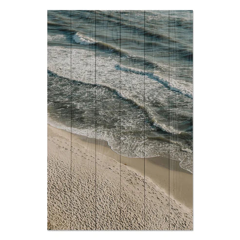 Wanddeko Holz - Calm Beach