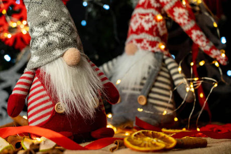 Weihnachtswichtel ZWERGE Weihnachtsdekoration 2 Stück