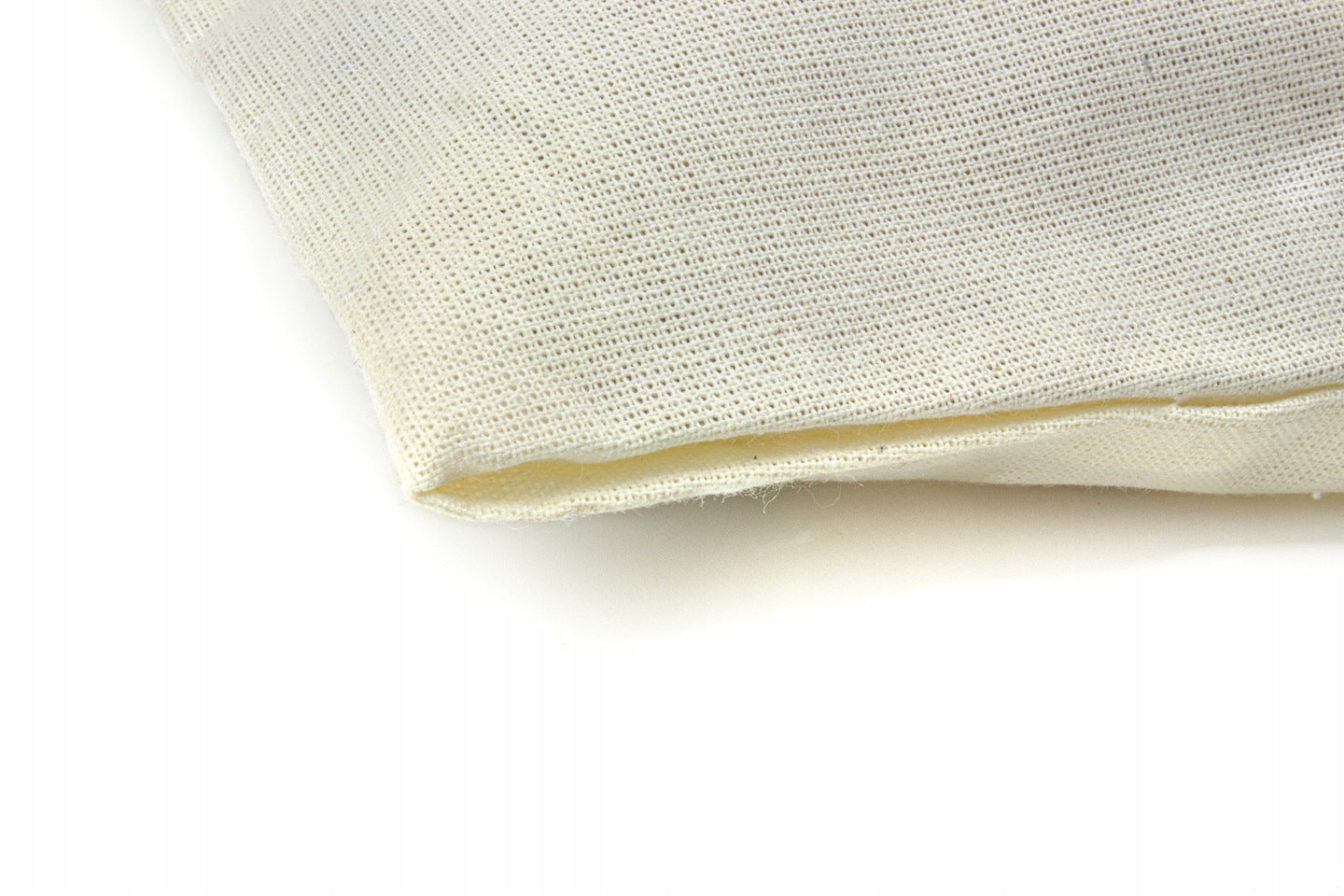 Weihnachts-Baumwolltasche 100x150mm Ecru mit Rentier-Aufdruck