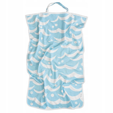 2in1 Handtuch-Tasche Blau 87x150 cm