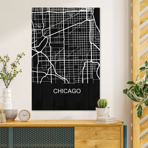 Wanddeko Holz - Chicago