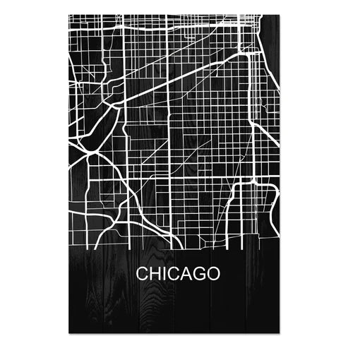 Wanddeko Holz - Chicago