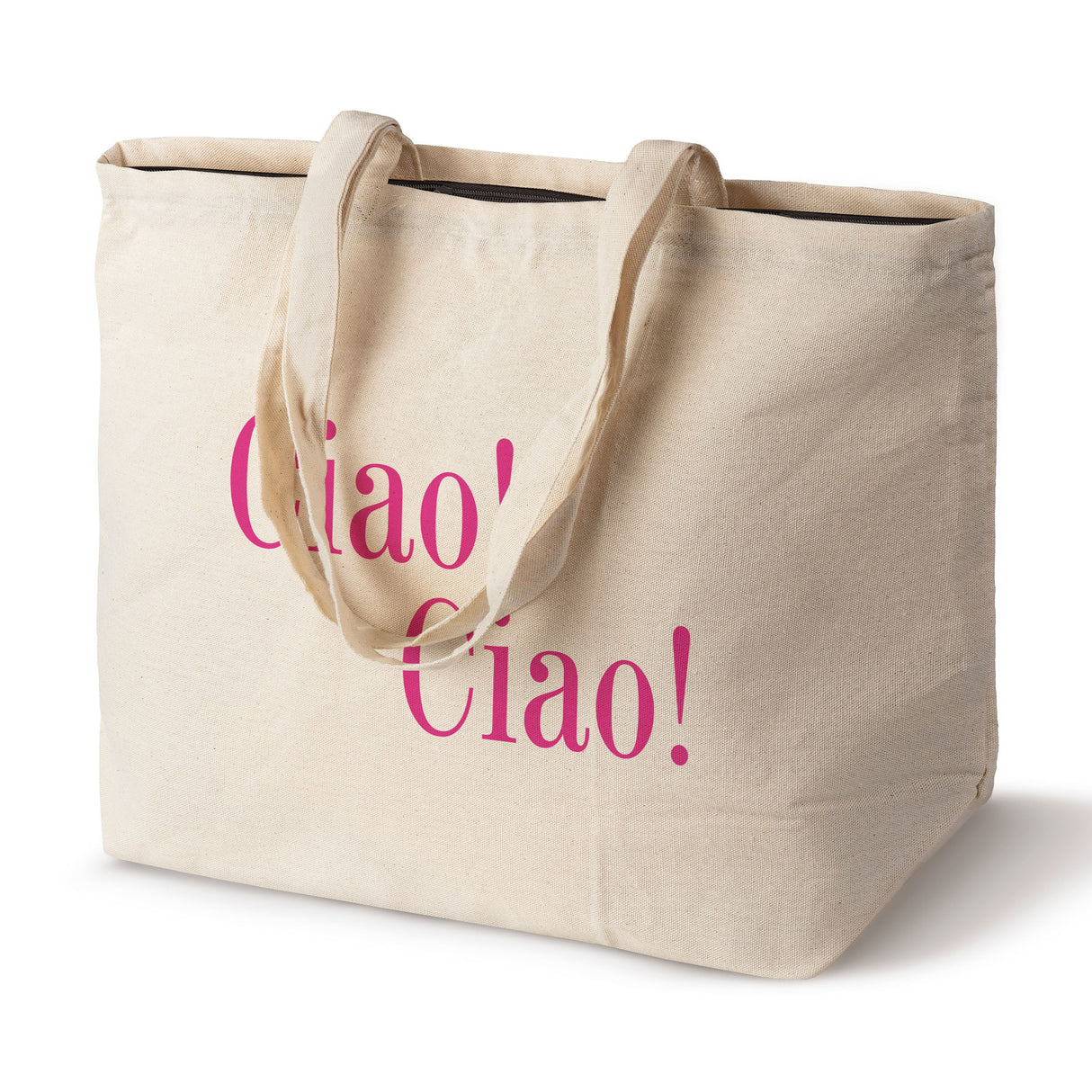 Baumwolltasche mit Reißverschluss CIAO CIAO!