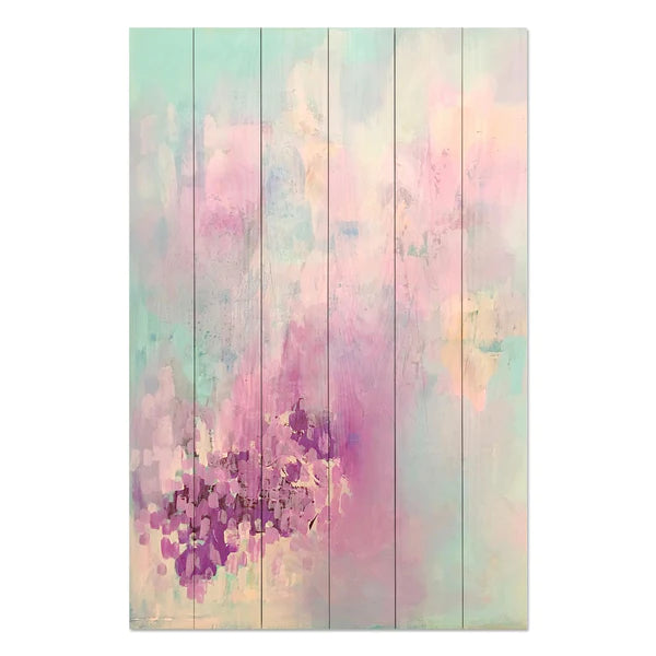 Wanddeko Holz - Colorful Thoughts