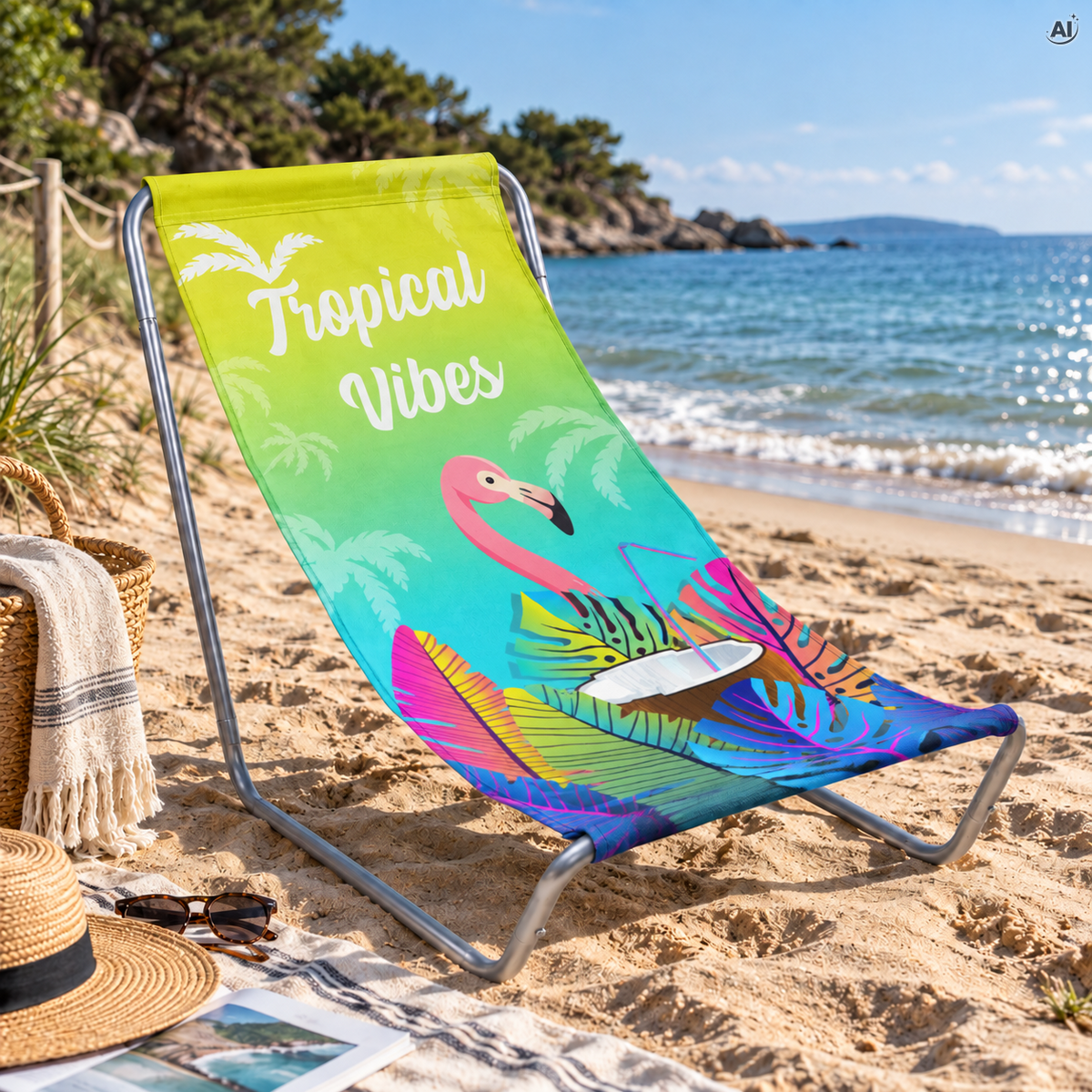 Tuoli makuualustalle teräksestä TROPICAL VIBES