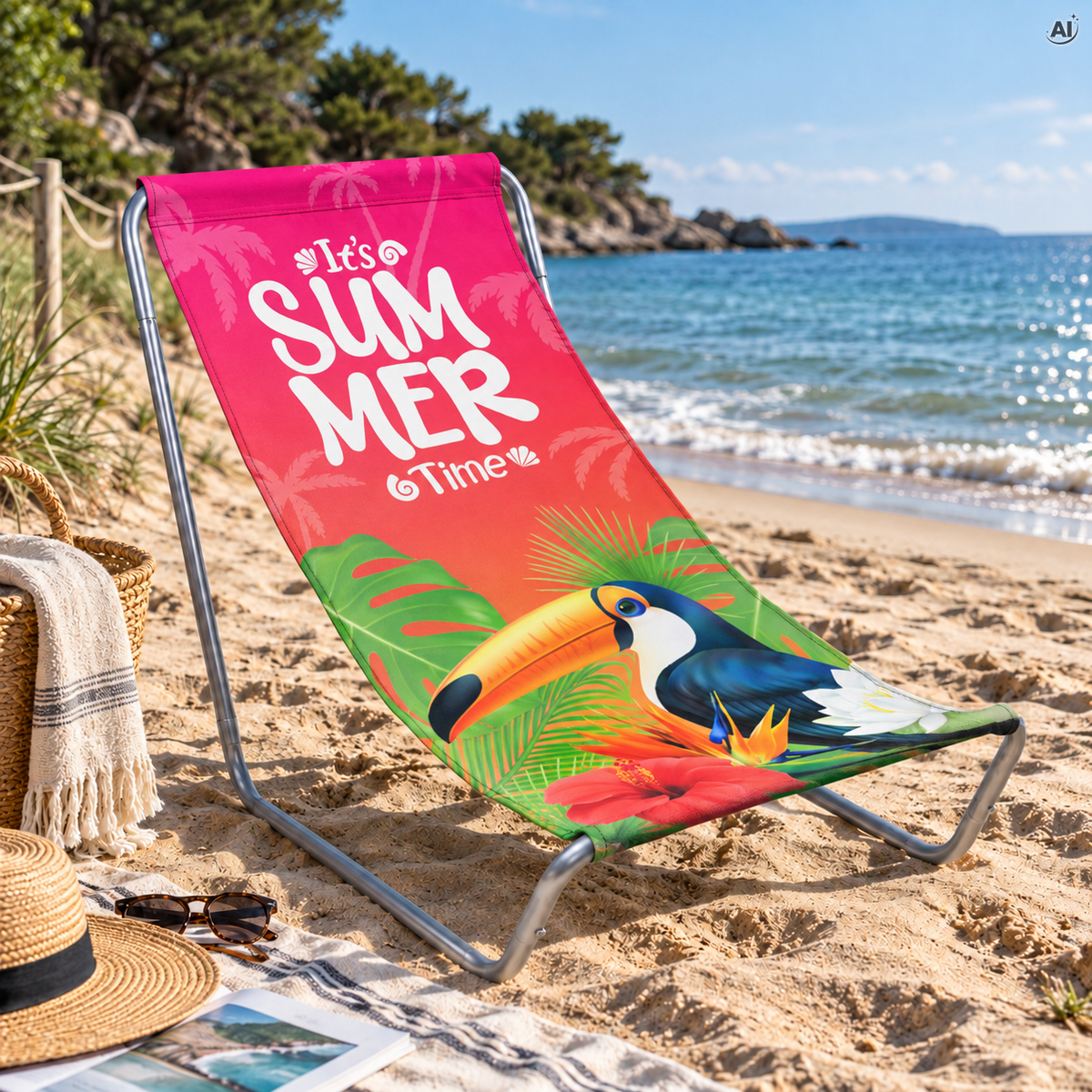 Ligstoel van staal SUMMER