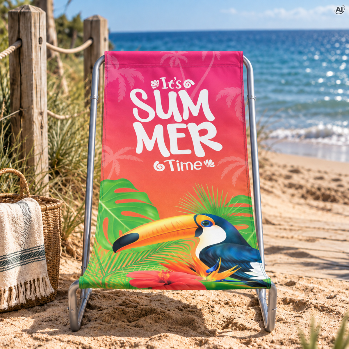 Ligstoel van staal SUMMER