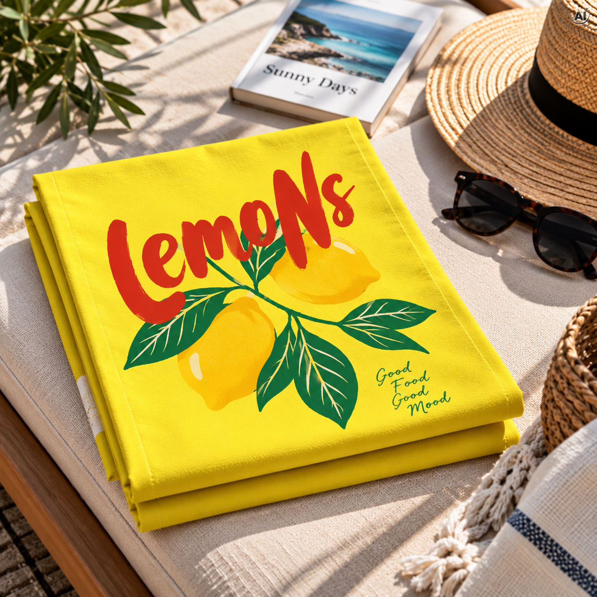 Liegestuhlbezug LEMONS