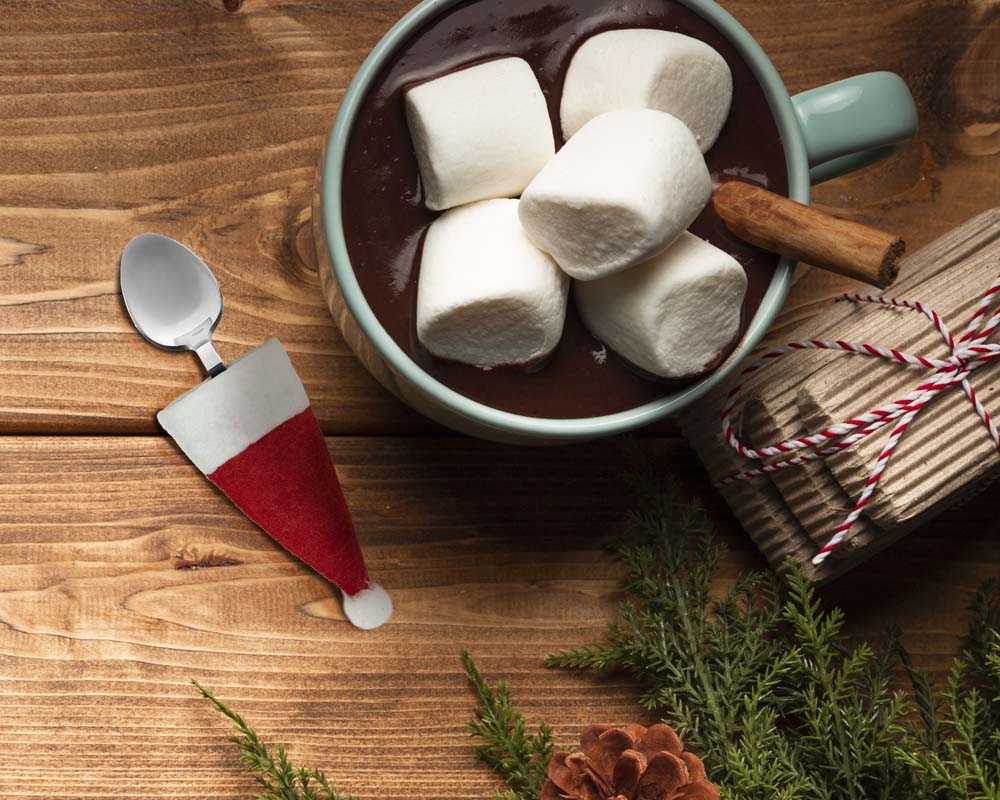 Dekorative Weihnachtsmützen des Heiligen Nikolaus 3,5x8cm 10 Stück