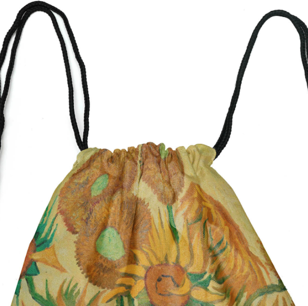 Sonnenblumen Vincent Rucksackbeutel