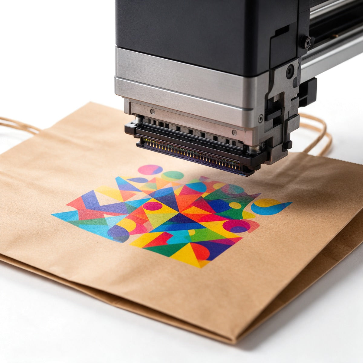 Digitaldruck Vollfarbe auf Papiertüte