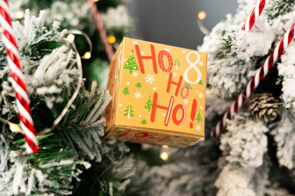 Weihnachtliches buntes Boxen-Set für Adventskalender 24-tlg.