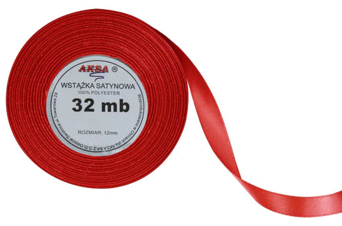 rotes Satinband 12mm