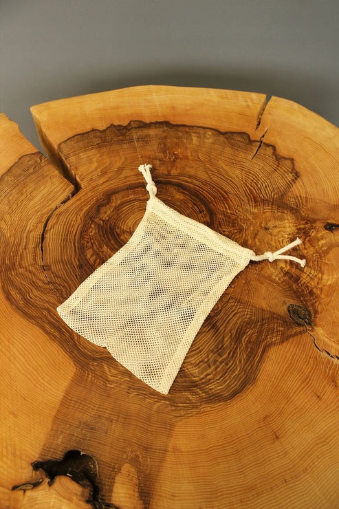 Baumwollnetzbeutel Ecru 150x200 mm IMPORT