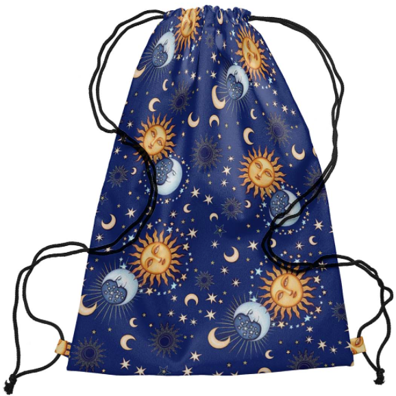 Rucksackbeutel - Sonne und Mond