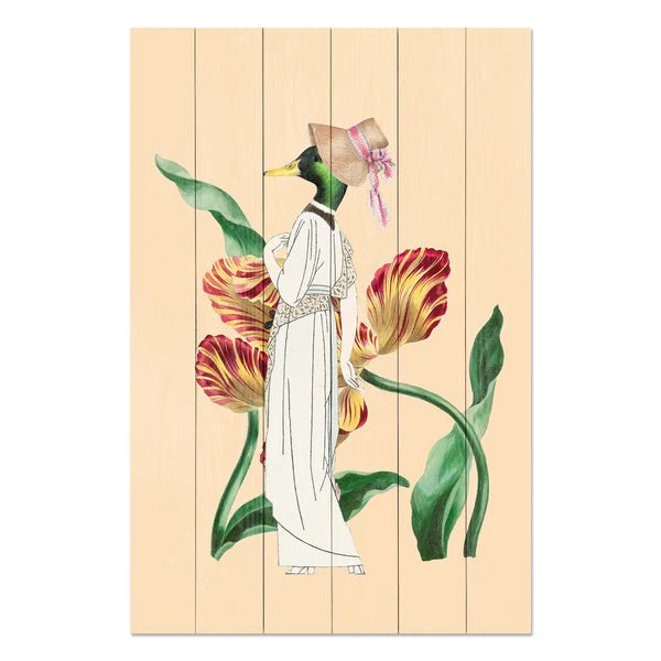 Wanddeko Holz - Exclusive Duck