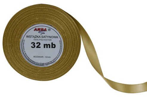goldfarbenes Satinband 12mm