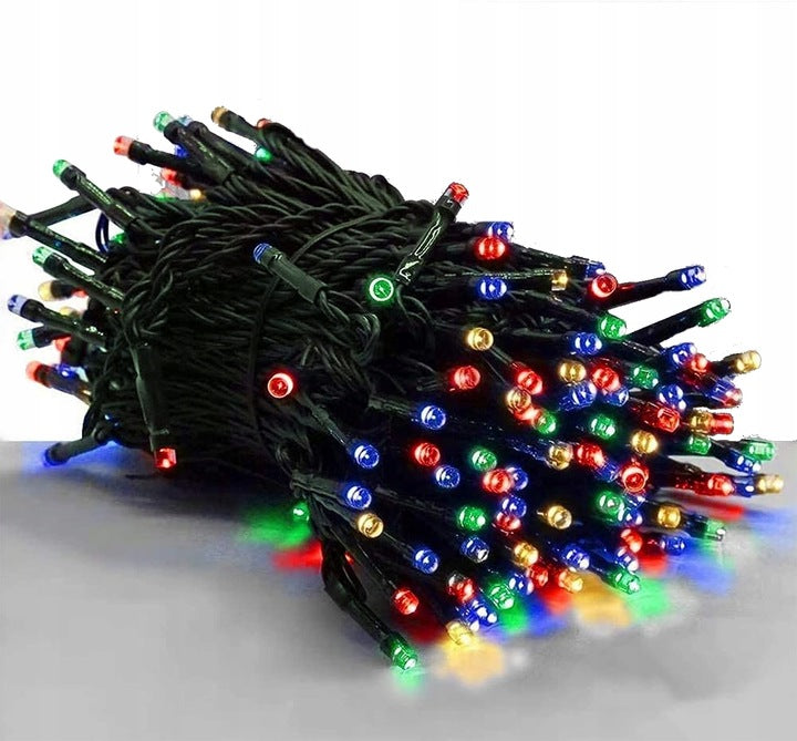 300 bunte LED-Weihnachtsbaumlichter