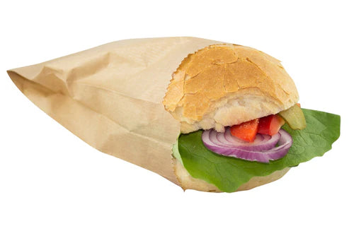 Faltbeutel 100x170mm BRAUN 1000 Stk.