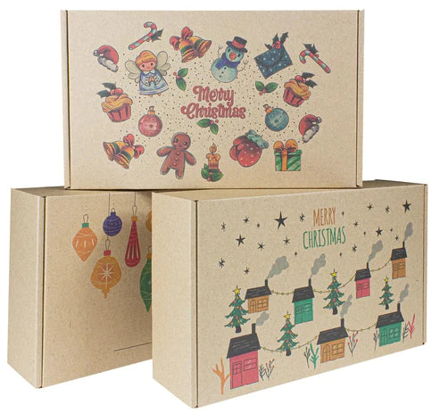 Geschenkbox weihnachten 3 Stücke