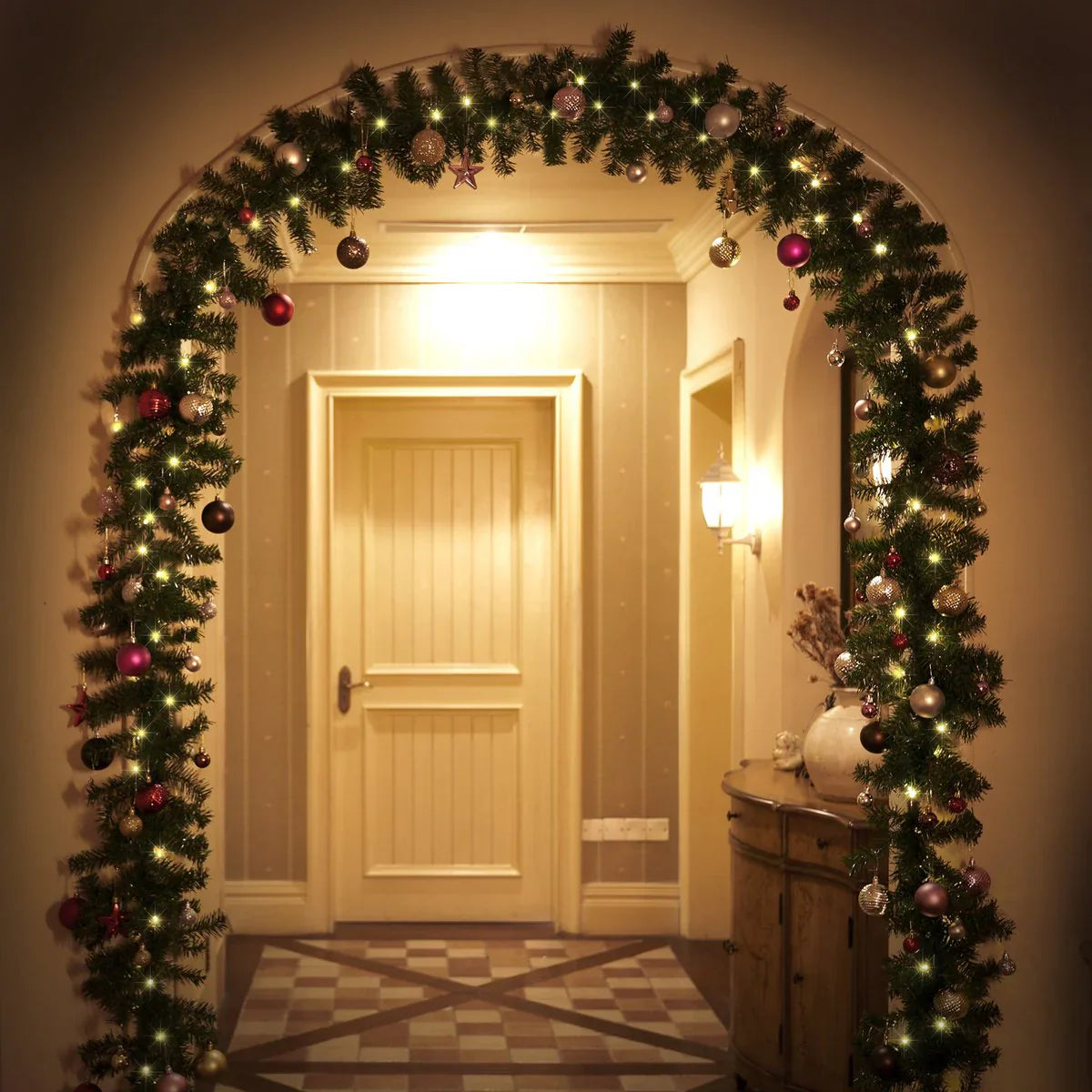 Weihnachtsgirlande Tannenbaum LED 100 5m