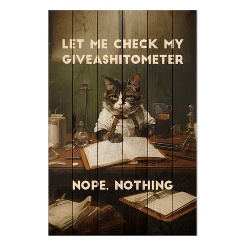 Wanddeko Holz - Giveashitometer