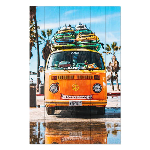 Wanddeko Holz - Hippie