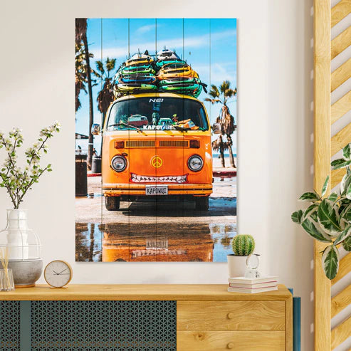 Wanddeko Holz - Hippie