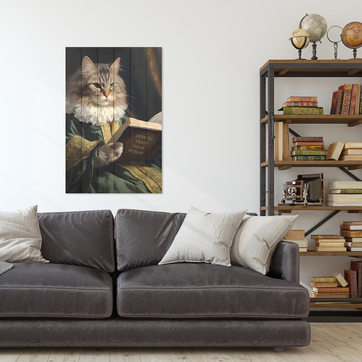 Wanddeko Holz - How to train your Human