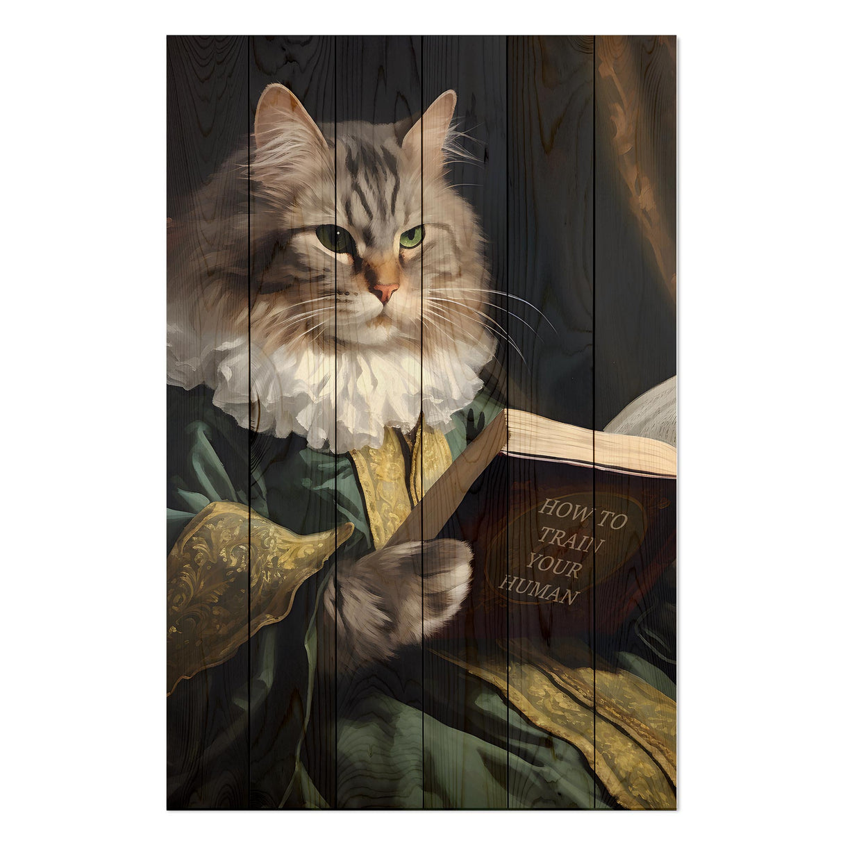 Wanddeko Holz - How to train your Human