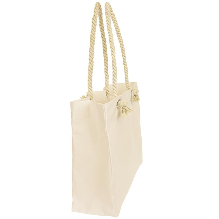 Strandtasche ECRU 42x15x15x38cm Griff: 70 cm