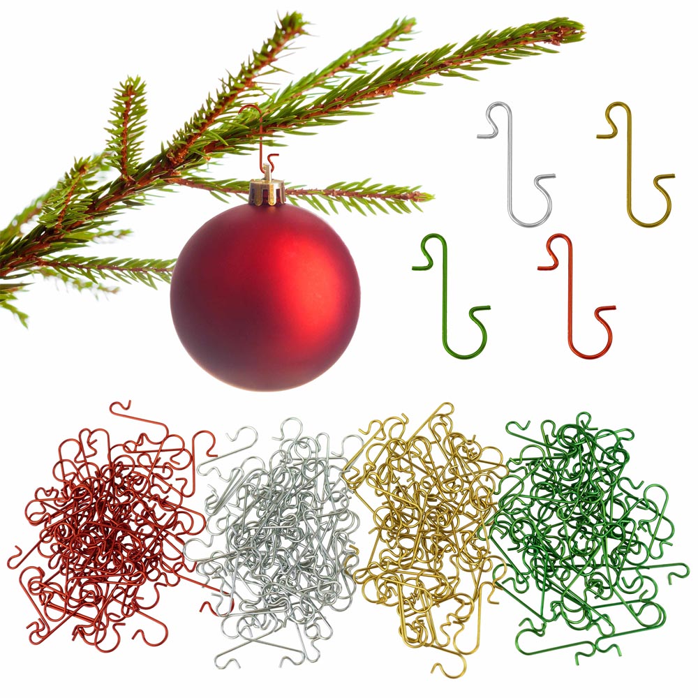 Metallhaken für Kugeln im 50er-Pack.