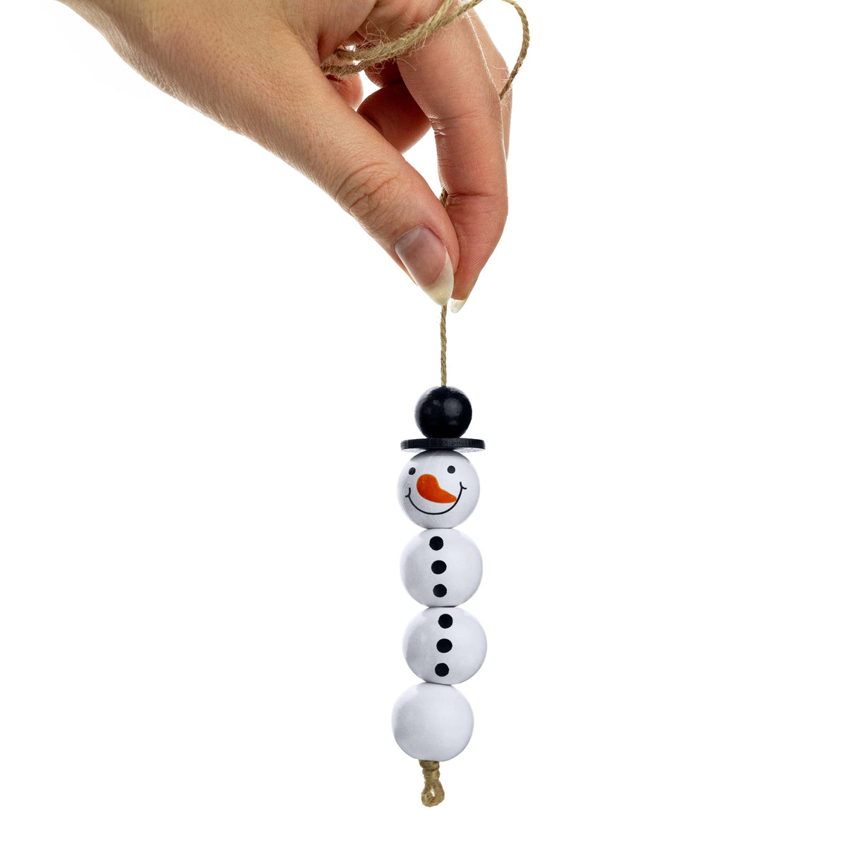 DIY Weihnachtsbaum-Schneemänner